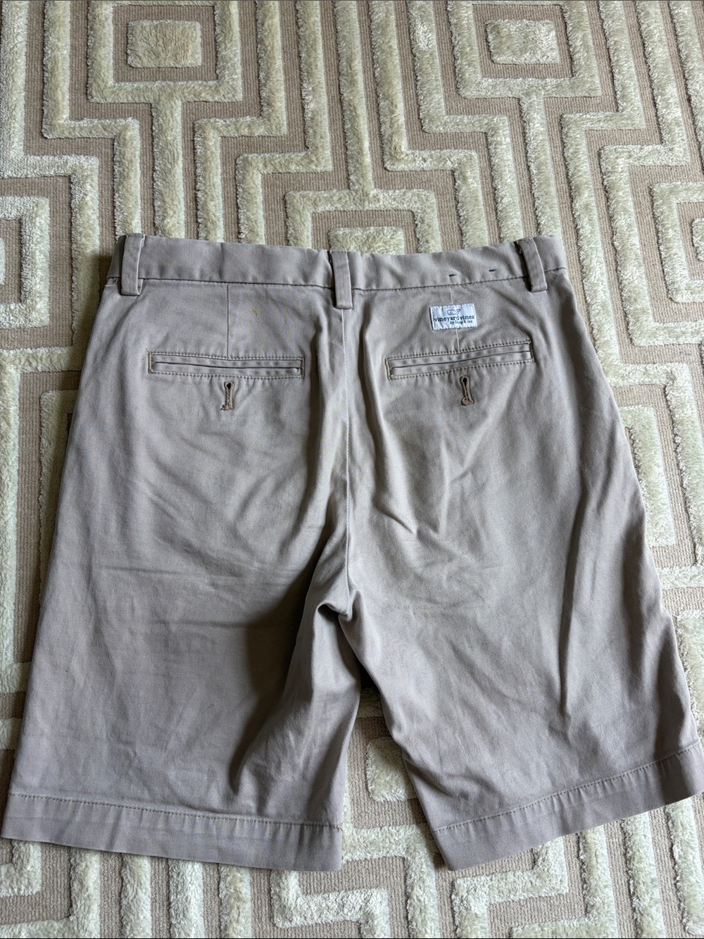 Vineyard Vines Boy’s Taupe Flat-Front Shorts - Picture 3 of 7